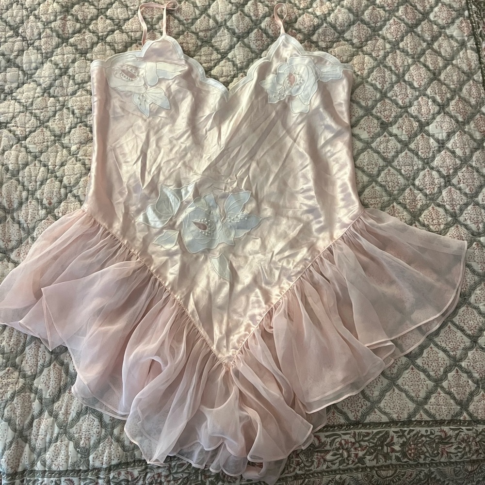 Vintage Victorias Secret Teddy Romper